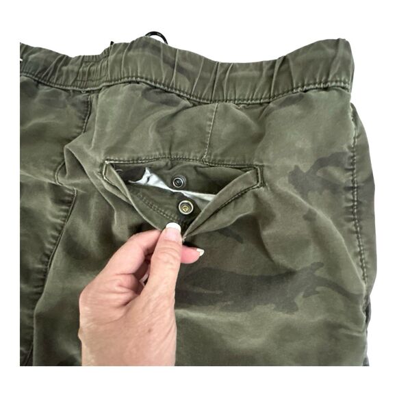 American Eagle Pants Green Camo Extreme Flex Joggers Mens L Drawstring Casual - Picture 14 of 16